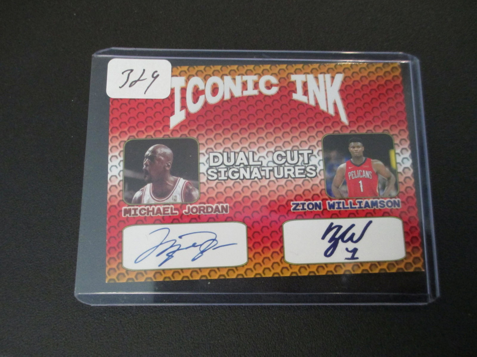 facsmile auto zion williamson,michael jordan: facsimile auto