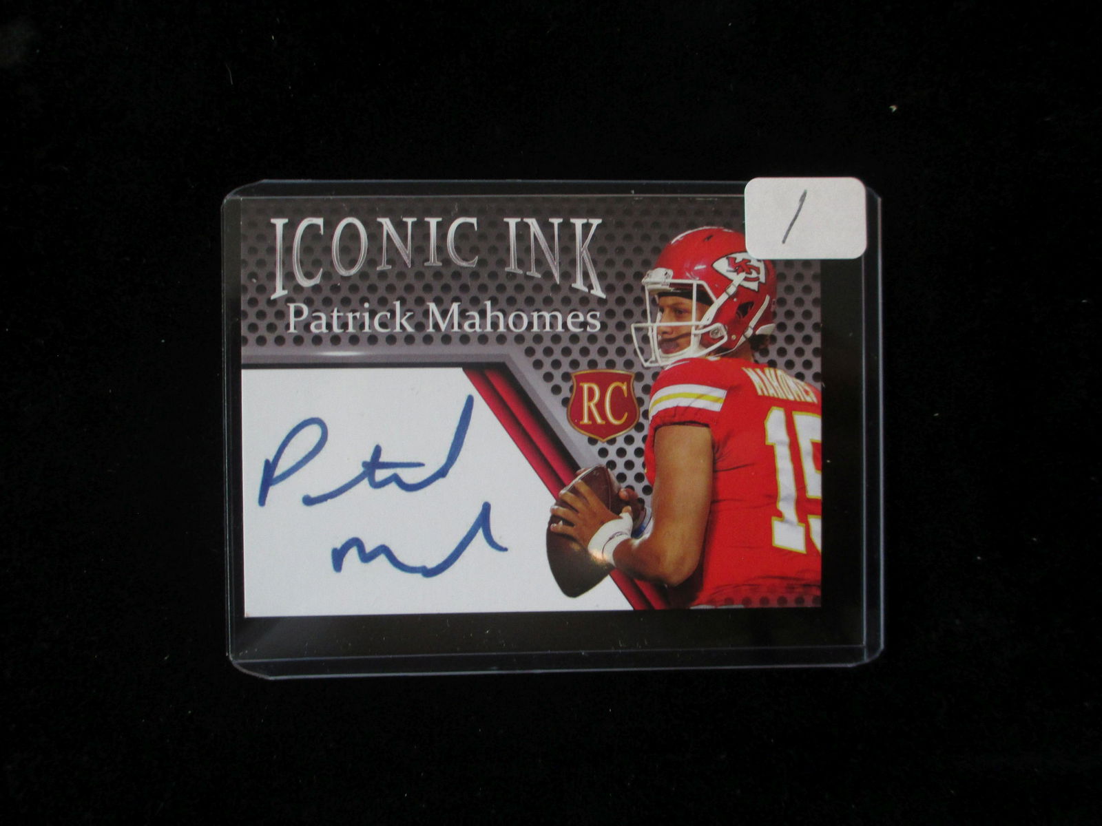 patrick mahomes facsimile auto (1 of 1)
