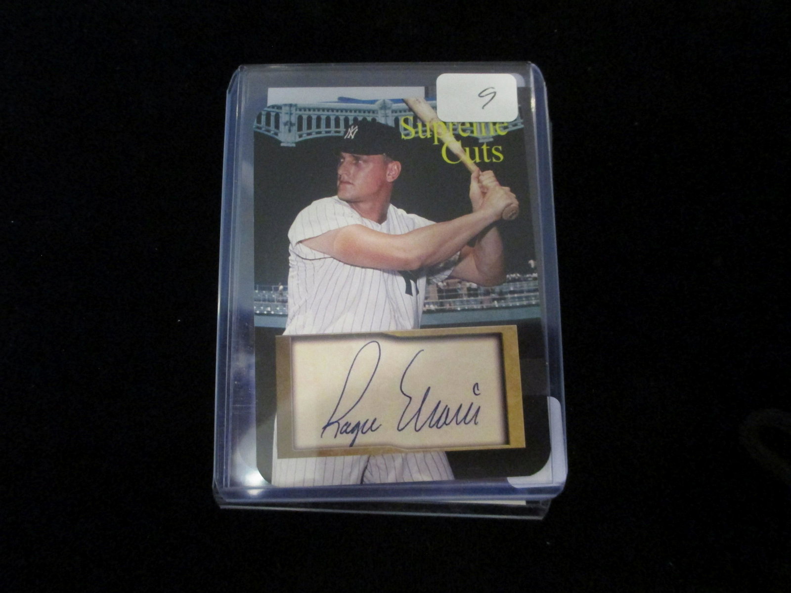 roger maris facsimile auto: new york yankees