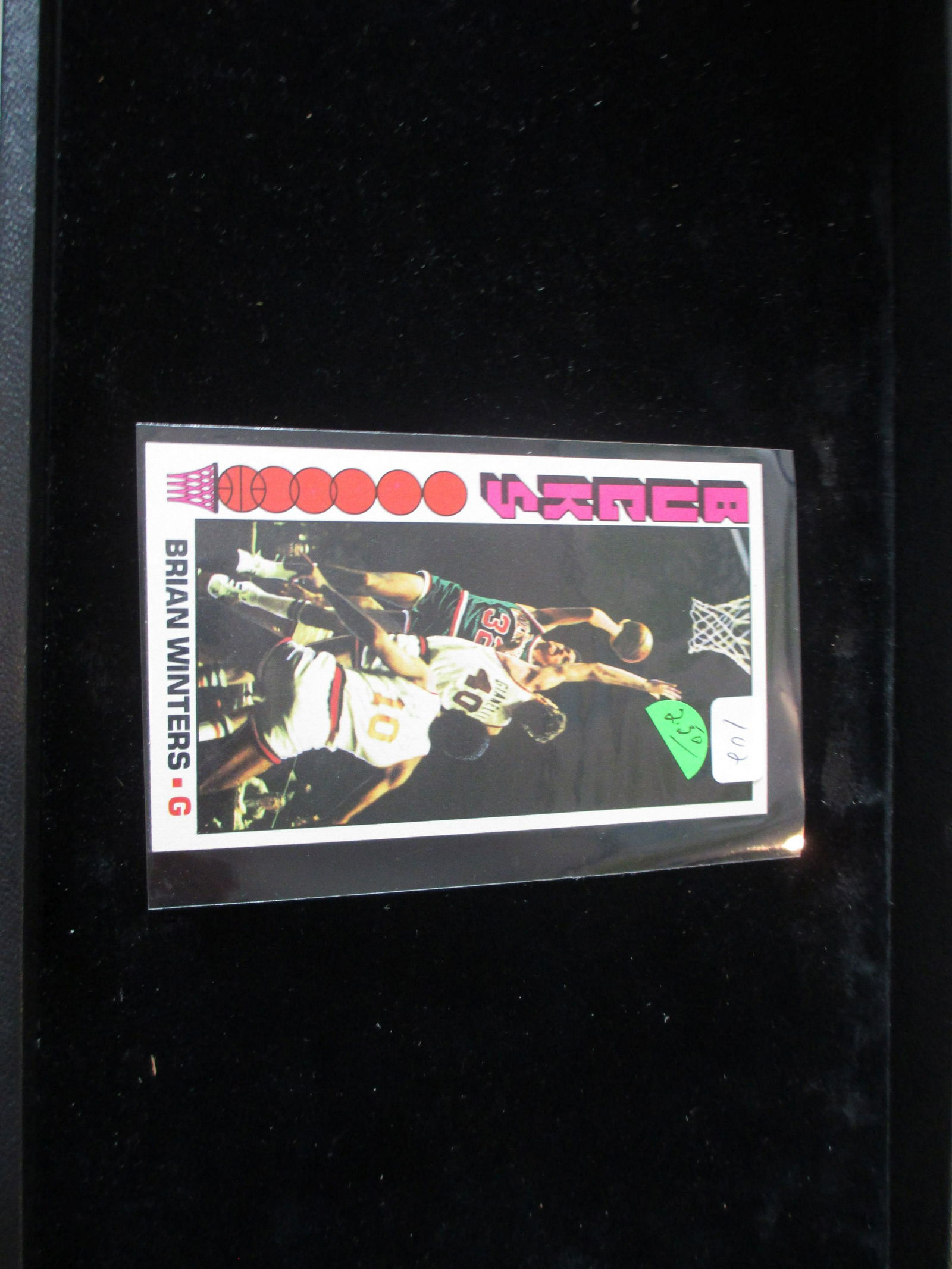 vintage large basketball card brian winters (1 of 1)