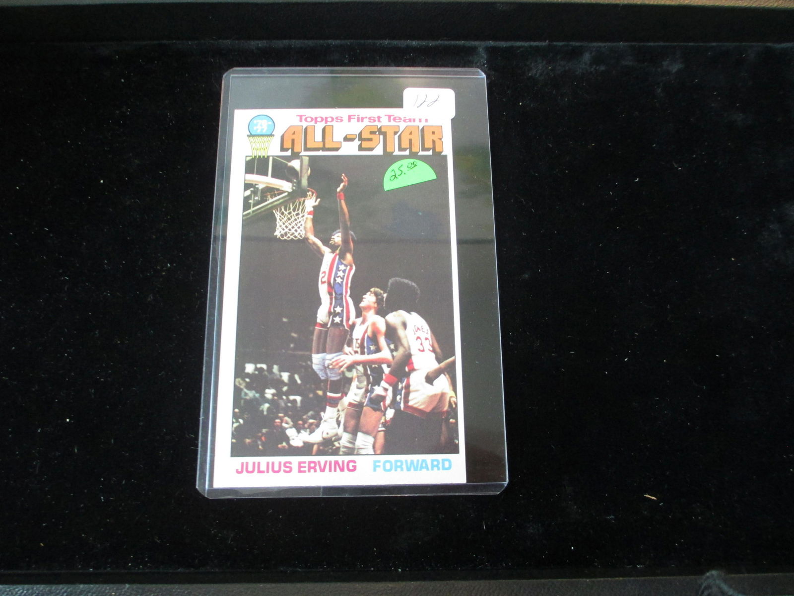 vintage large basketball card julius erving (1 of 1)