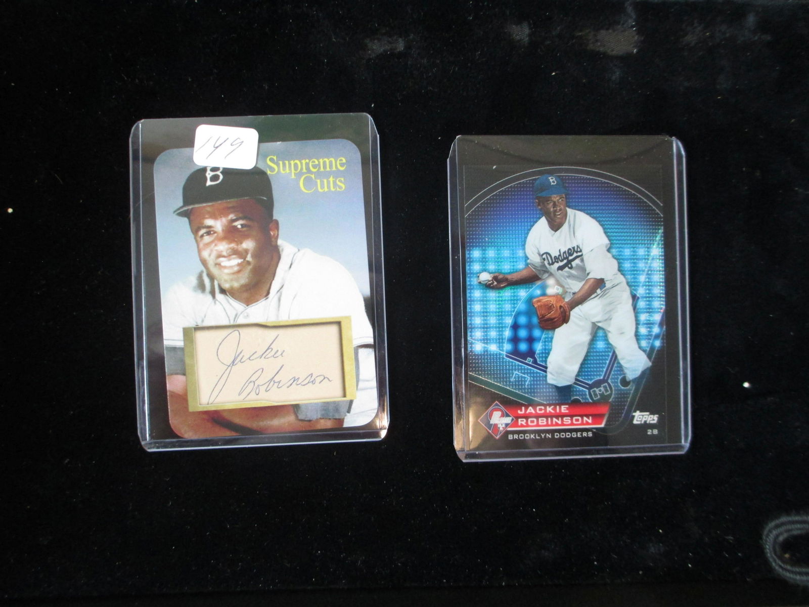 jackie robinson facsimile auto and insert card (1 of 1)
