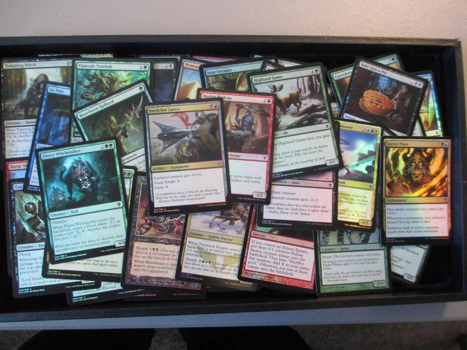 lot of 50 majic foil cards: all foil lot
