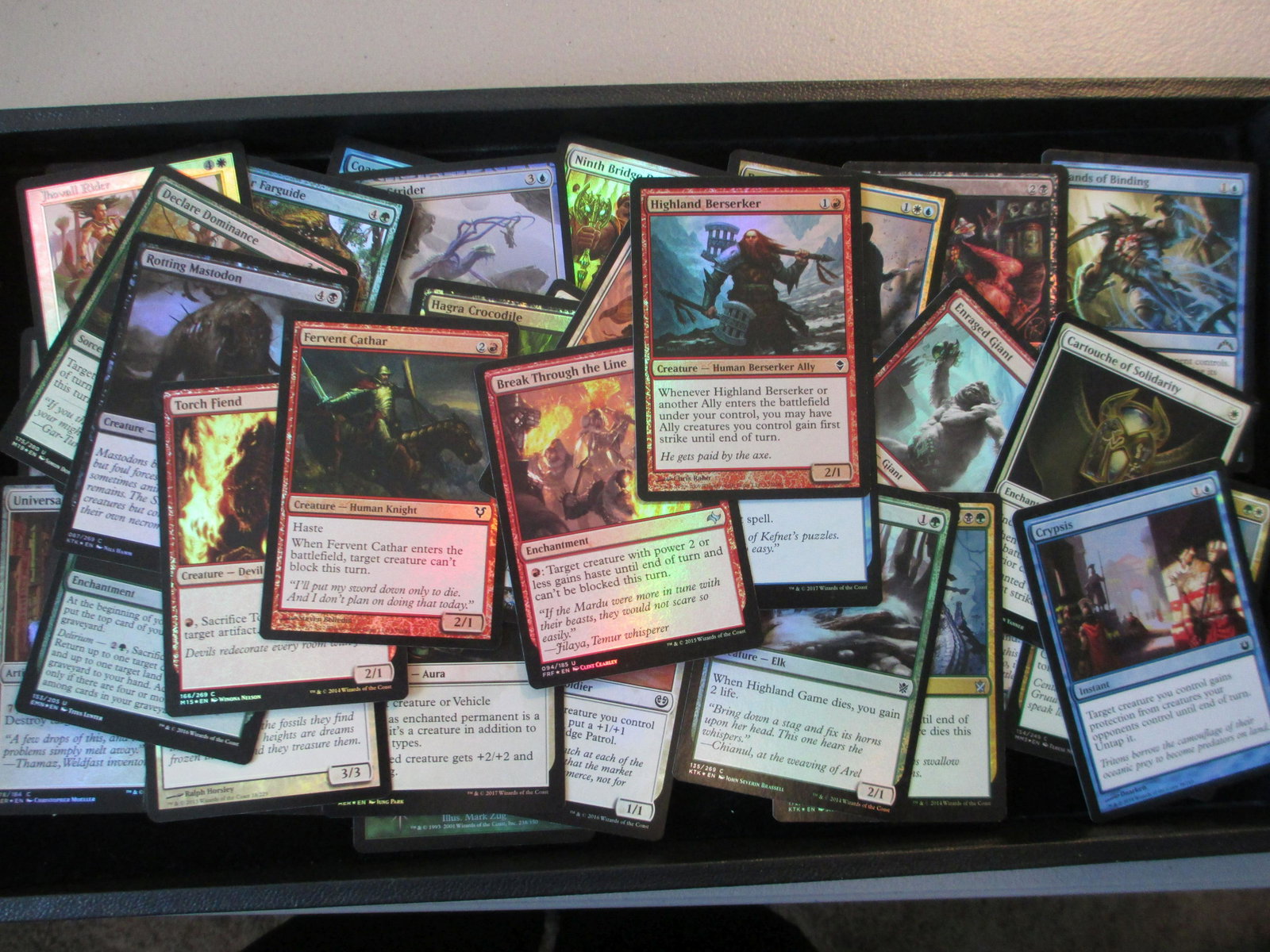 lot of 50 majic foil cards: all foil lot