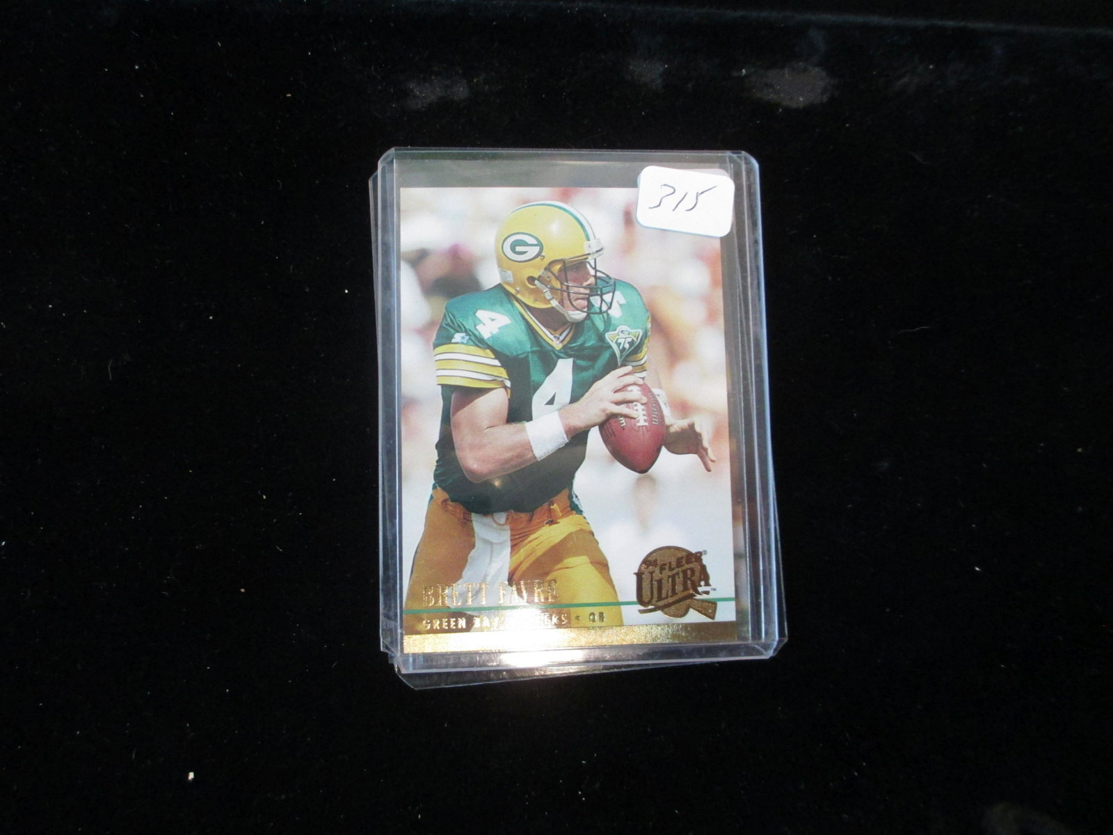 brett favre card: green bay packers