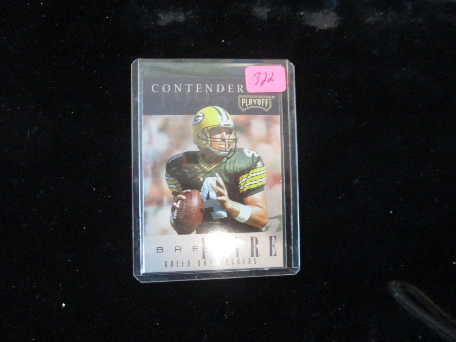 brett favre card: green bay packers