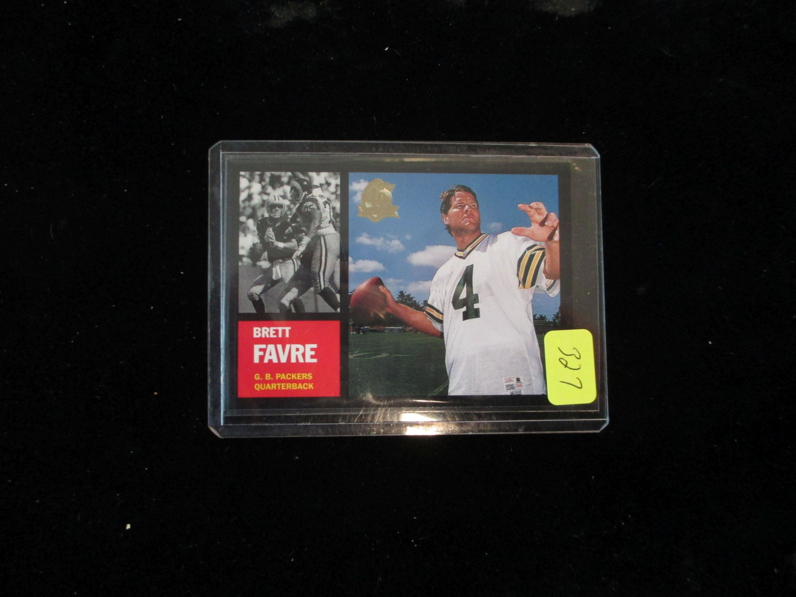 brett favre card: green bay packers