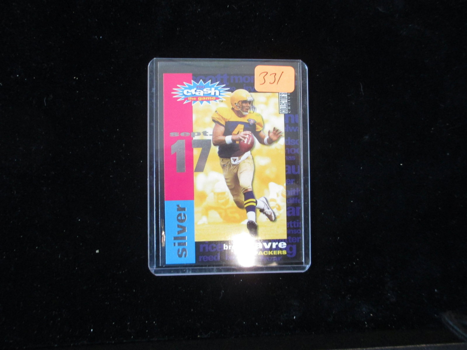 brett favre card: green bay packers