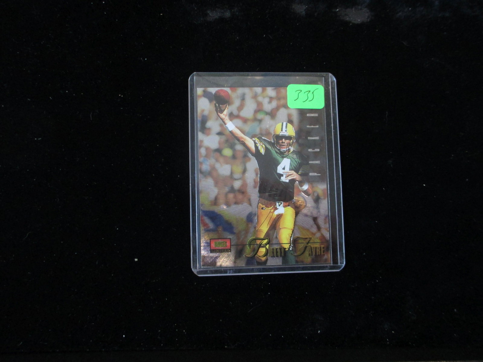brett favre card: green bay packers