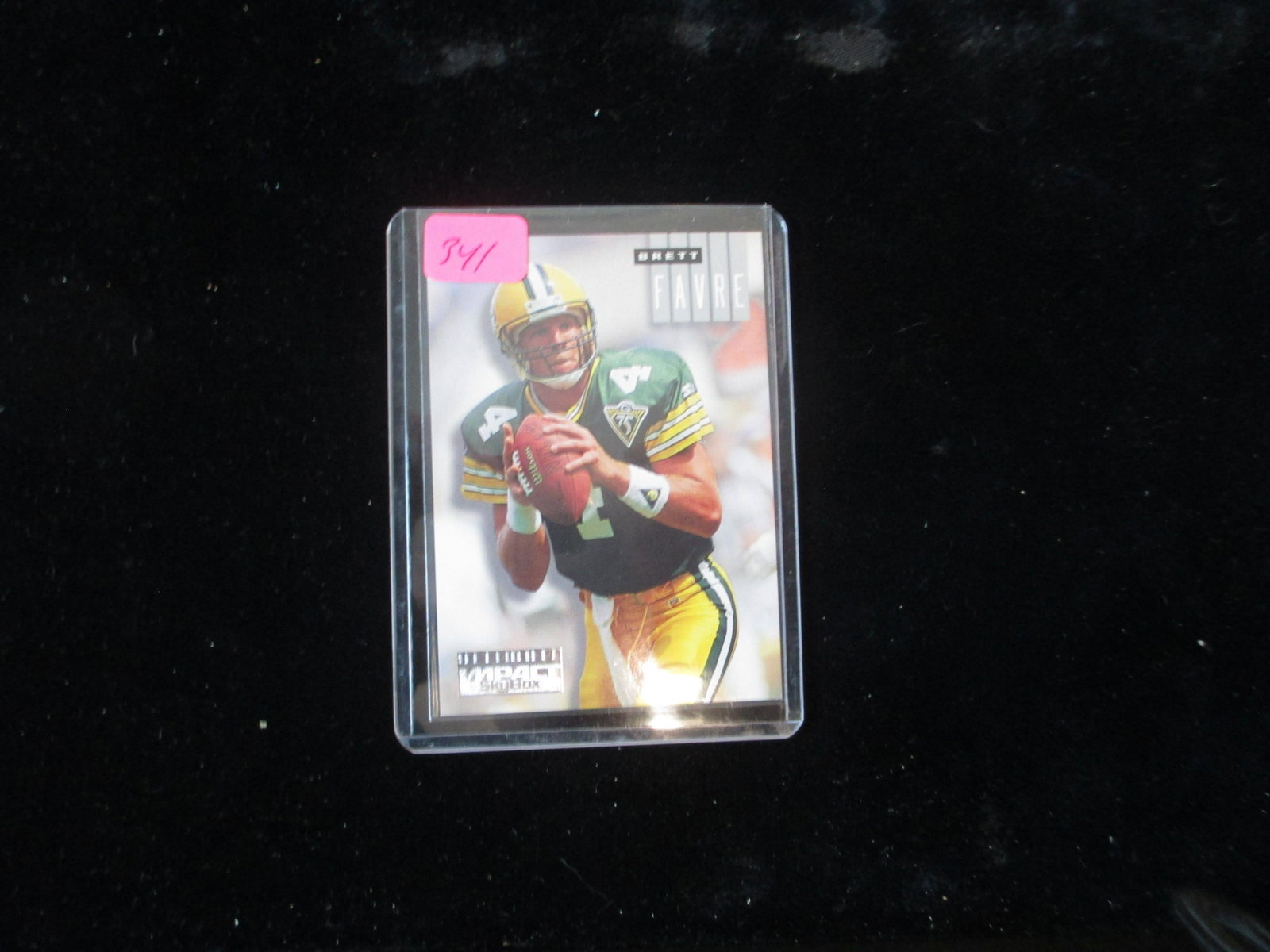 brett favre card: green bay packers
