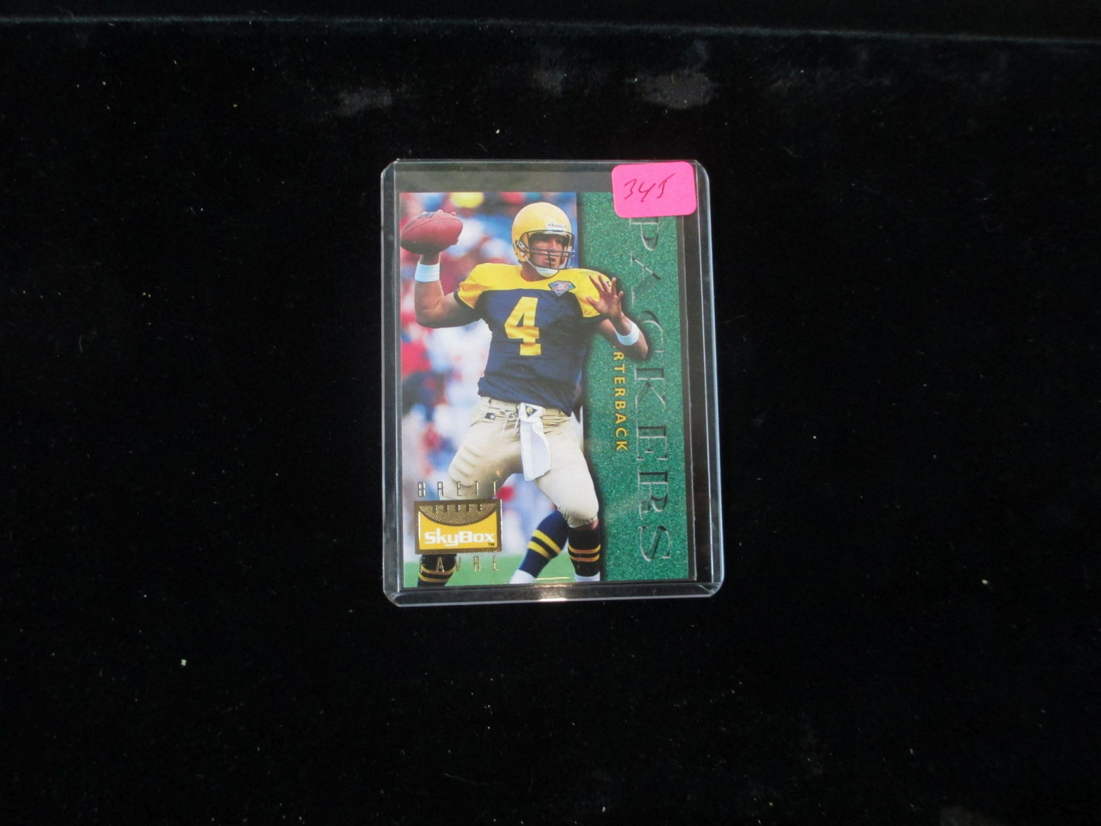 brett favre card: green bay packers