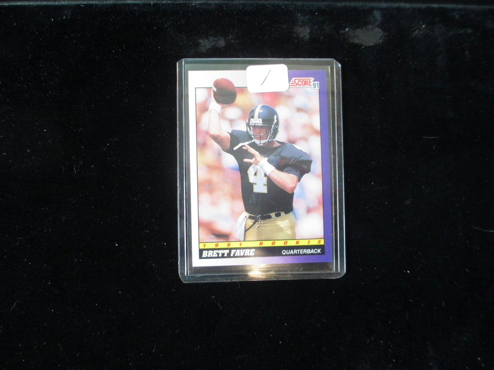 brett favre card: green bay packers