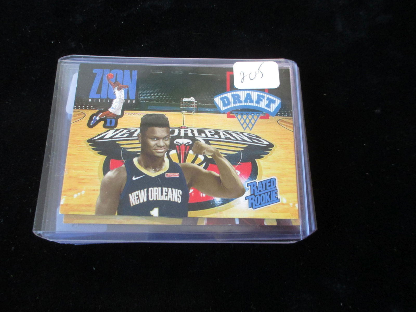 zion williams rated rookie card new orleans (1 of 1)