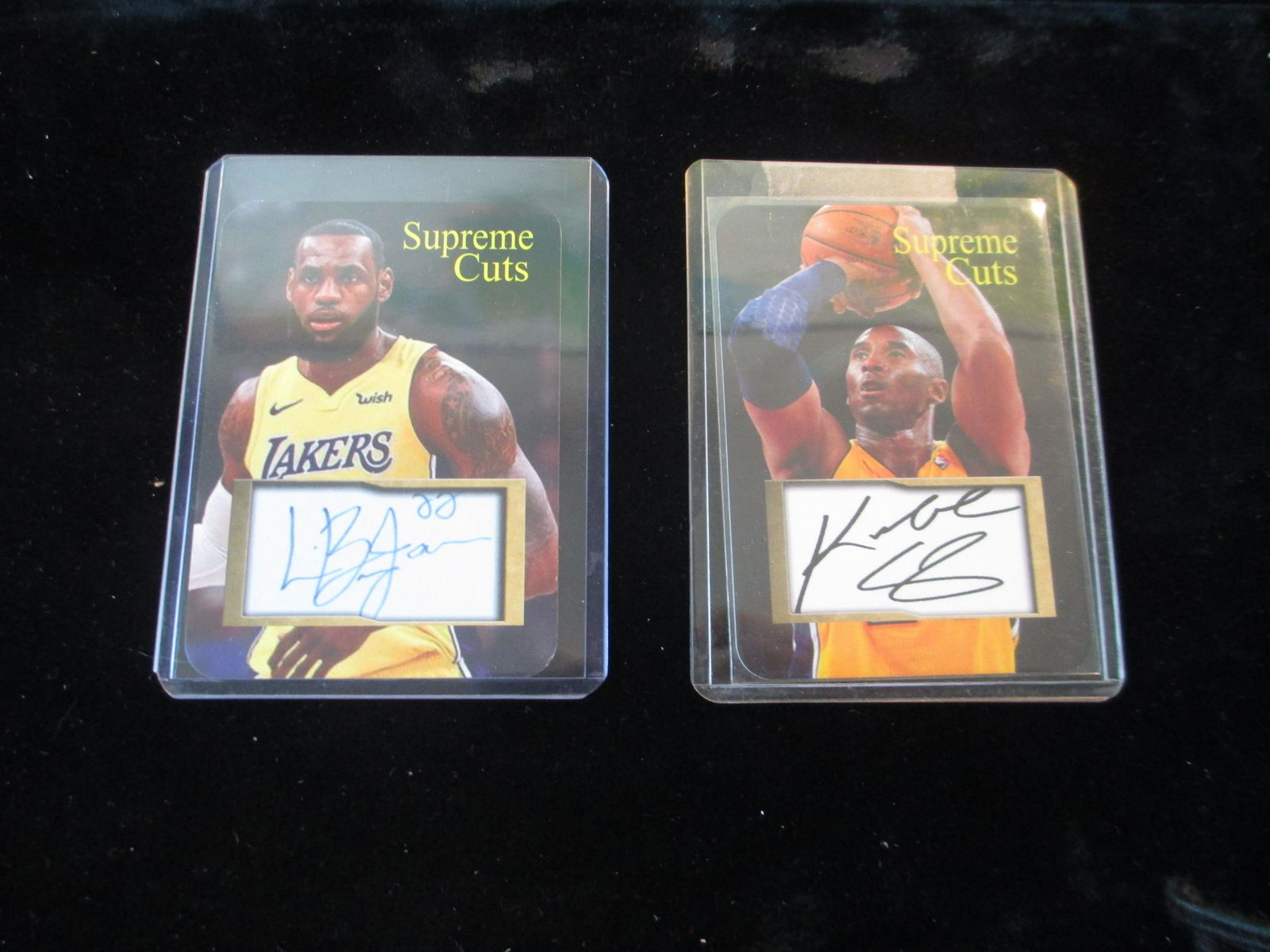 supreme cuts facsimile auto lebron james and kobe (1 of 1)