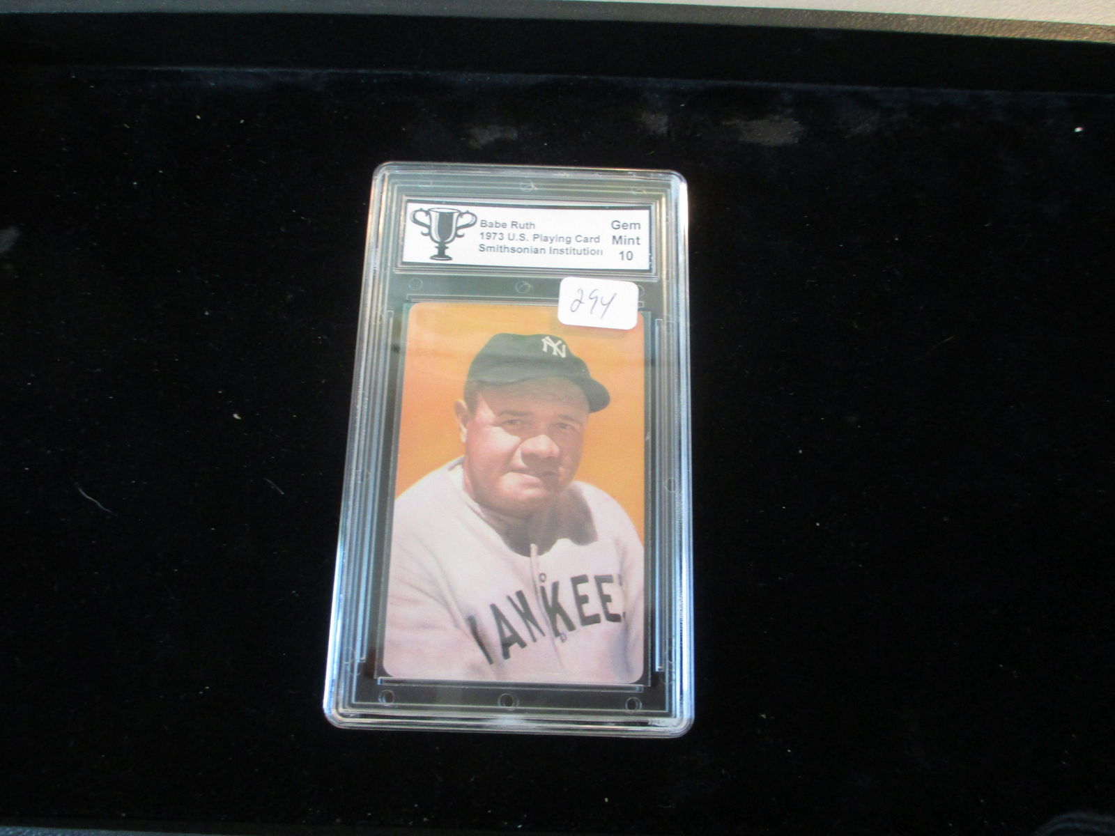trophy graded 1973 babe ruth smithsonian institute mint (1 of 1)
