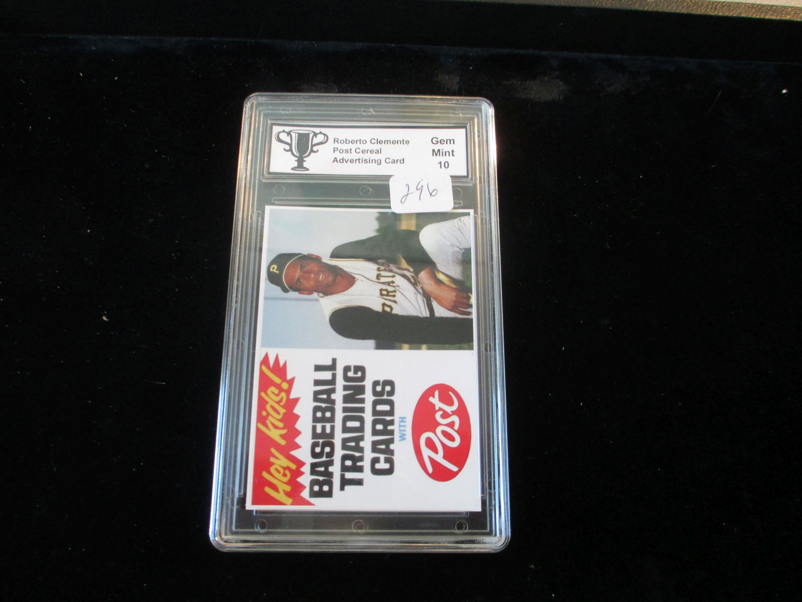 trophy graded roberto clemente post cereal mint 10 (1 of 1)