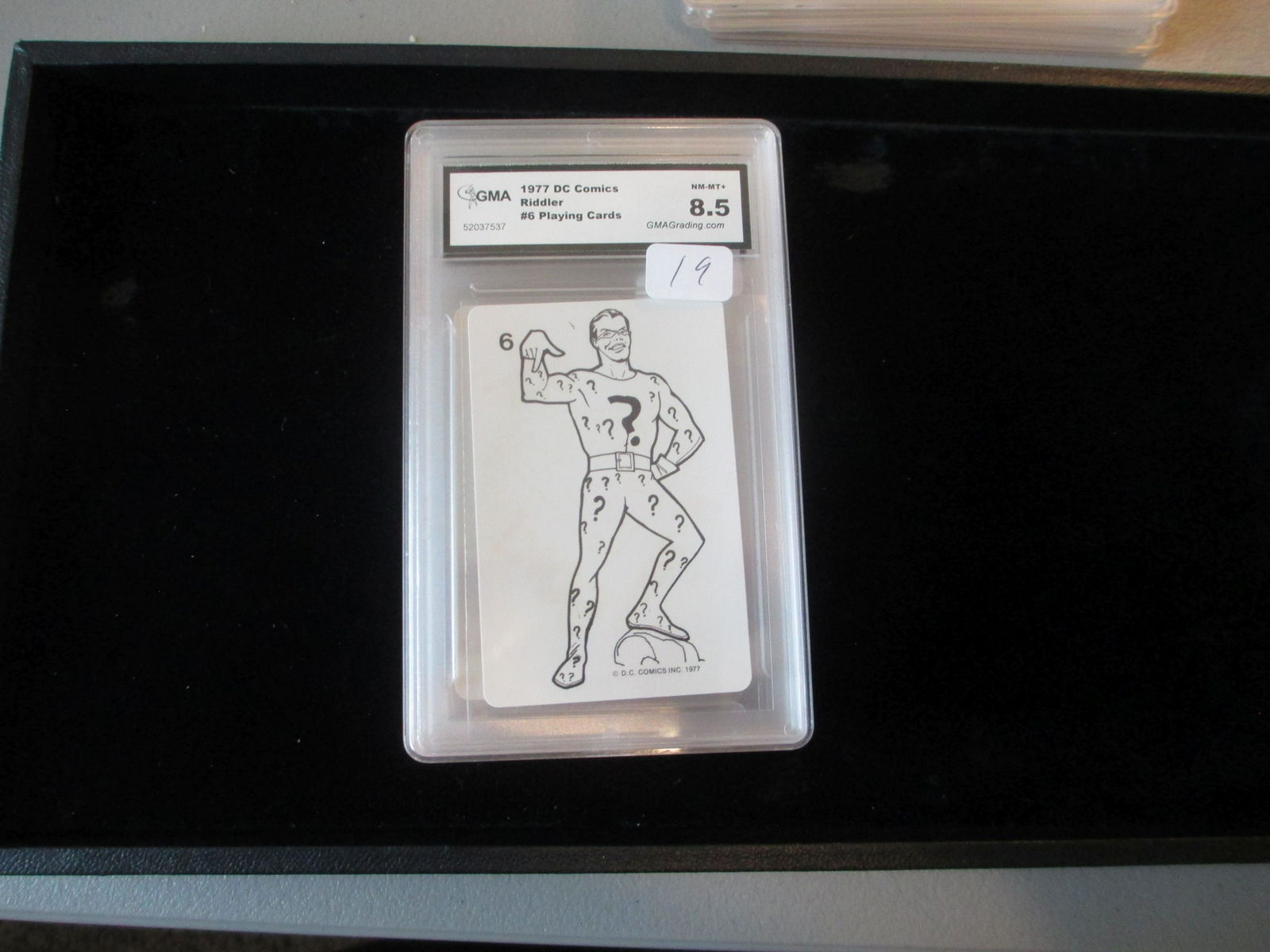 gma graded 1977 dc comics riddler mint 8.5 (1 of 1)