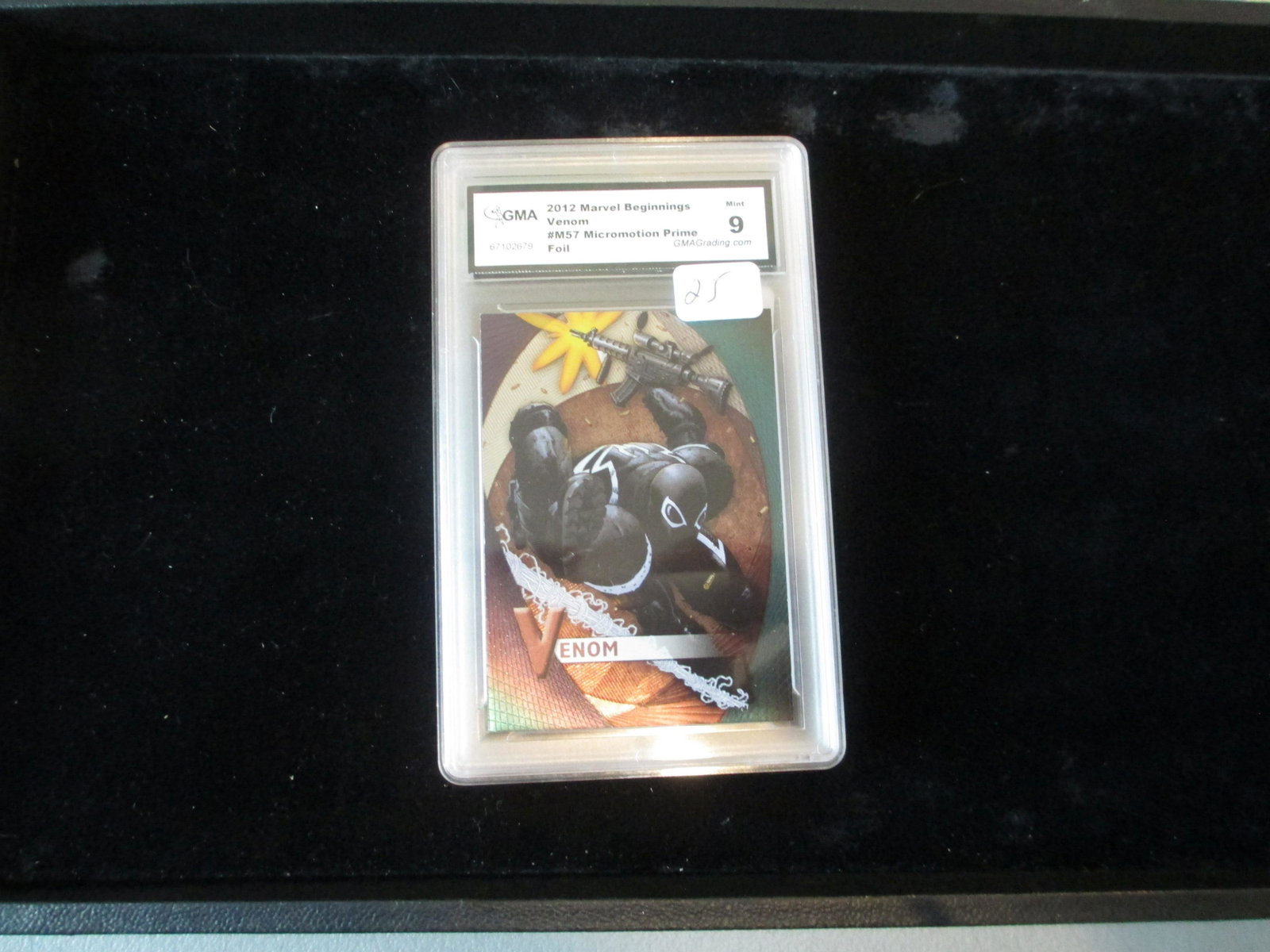 gma graded 2012 venom foil mint 9: rare