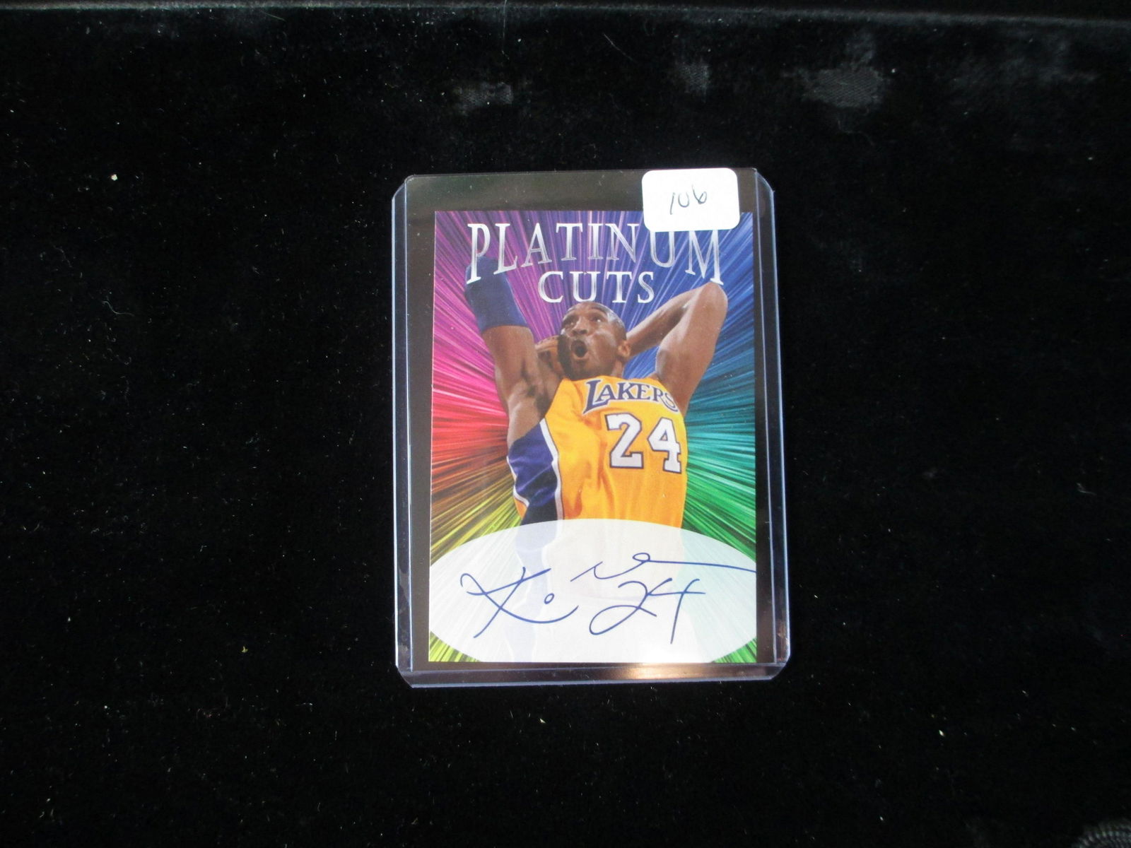 kobe bryant platinum cuts facsimile auto (1 of 1)