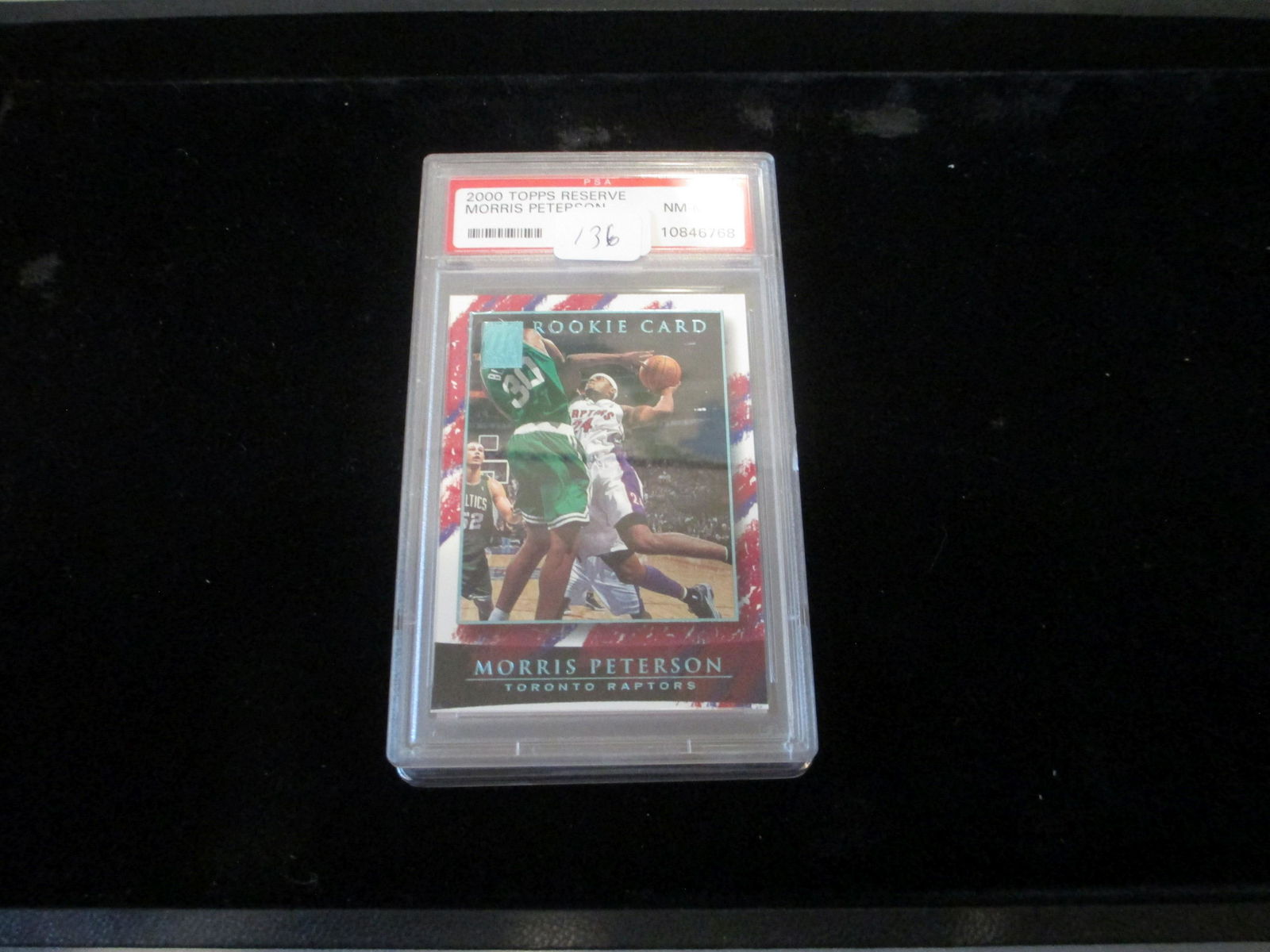 psa graded 2000 topps morris peterson mint 8 (1 of 1)