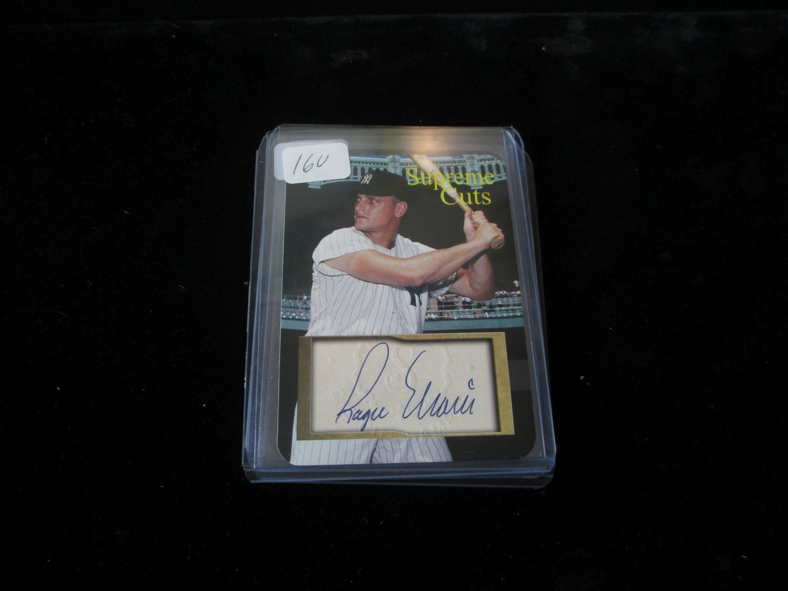roger maris facsmile auto: new york yankees