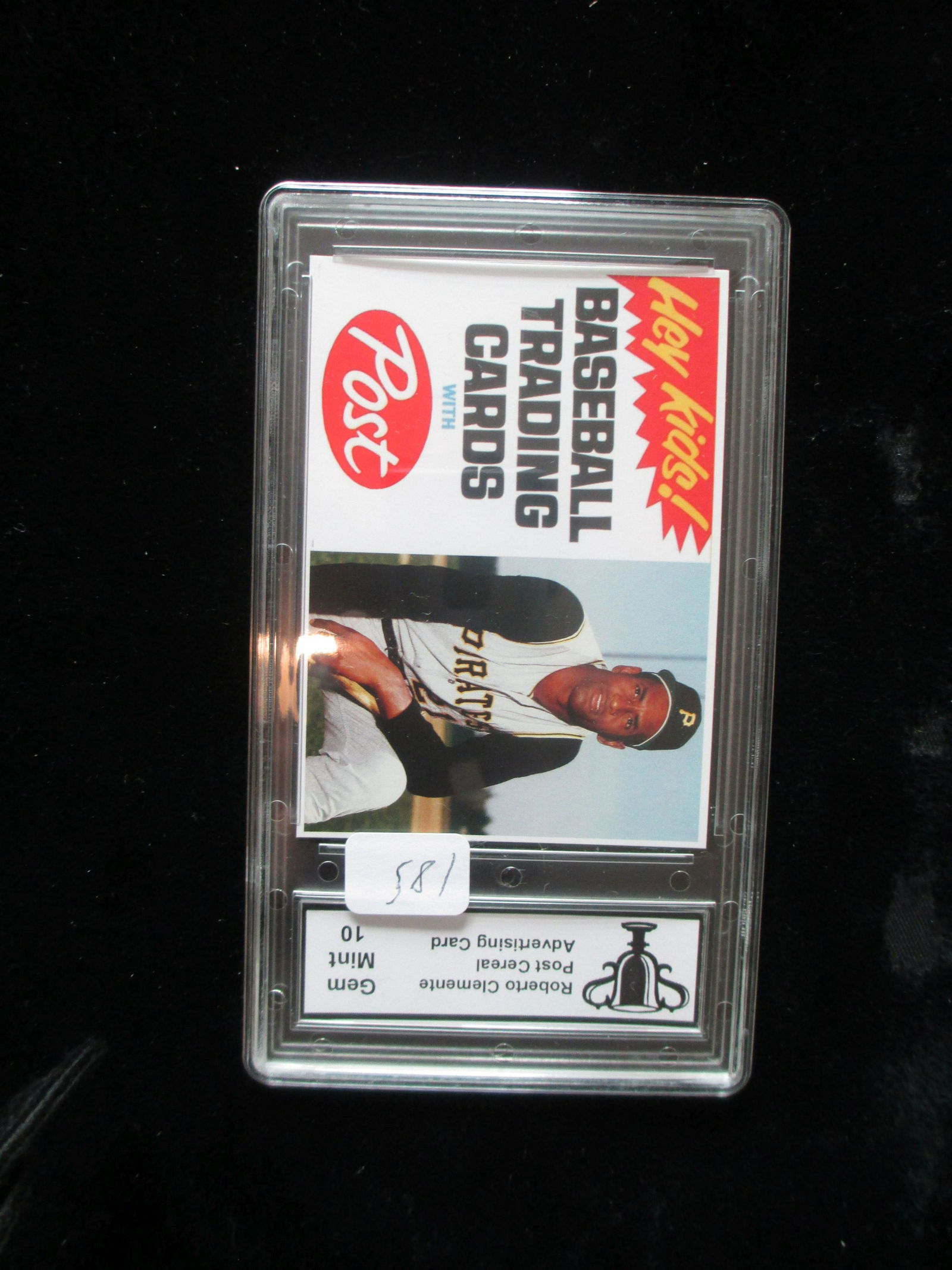 trophy graded roberto clemente post cereal mint 10 (1 of 1)