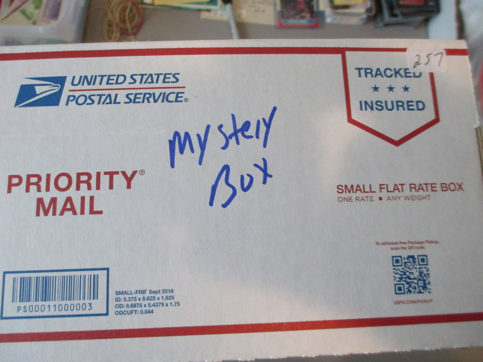 mystery box small flat rate full of non and sports: mystery lot