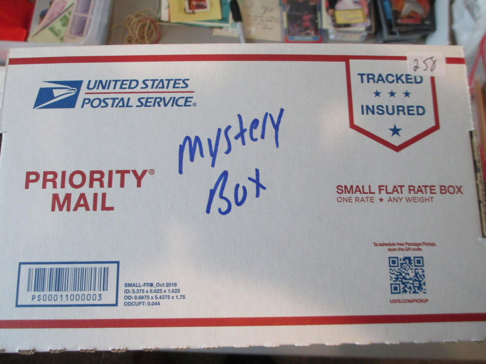 mystery box small flat rate full of non and sports: mystery lot