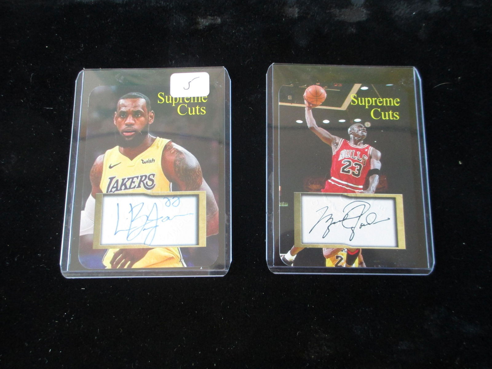 lebron james and michael jordan facsimile autos (1 of 1)