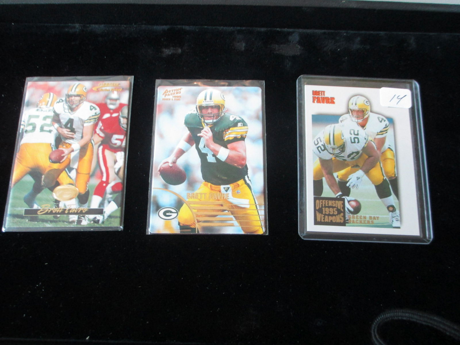 lot of 3 brett favre green bay packers cards (1 of 1)