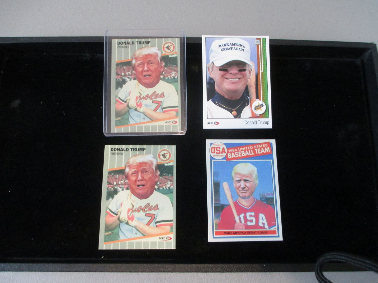 lot of 4 president trump novelty cards (1 of 1)
