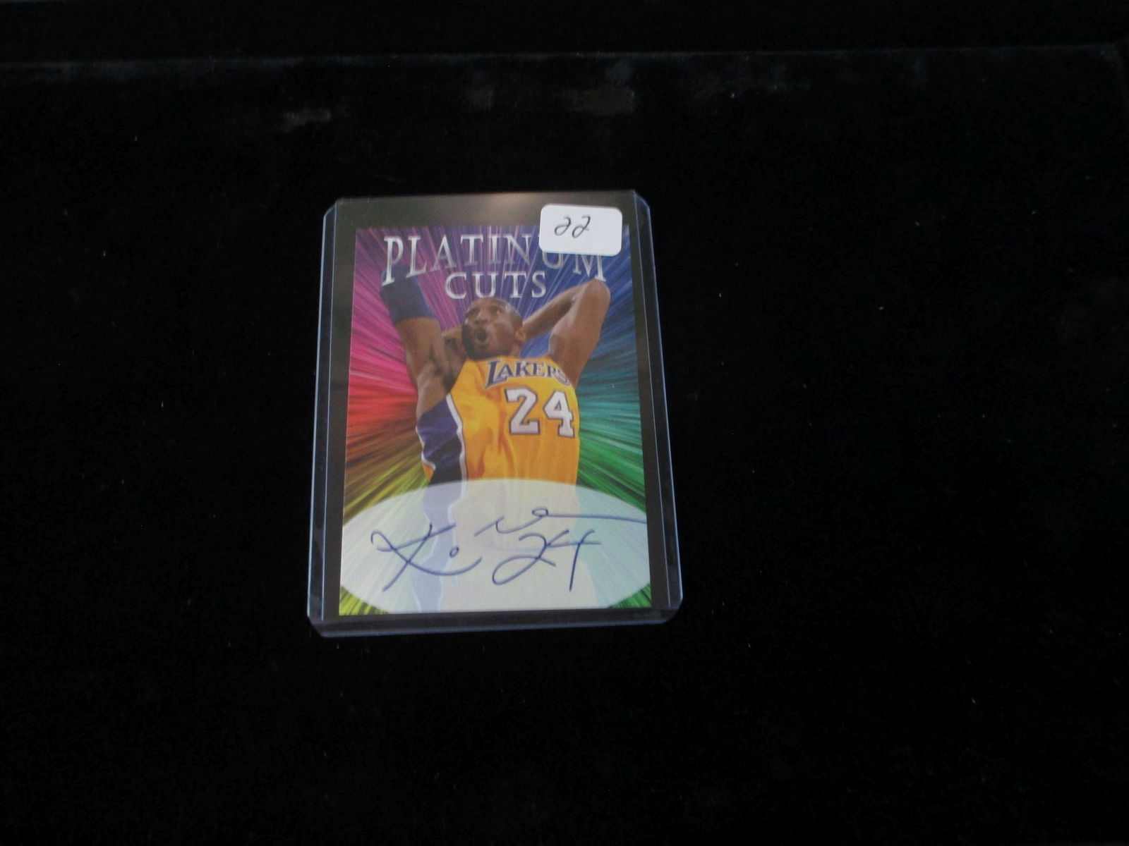 platinum cuts kobe bryant facsimile auto (1 of 1)