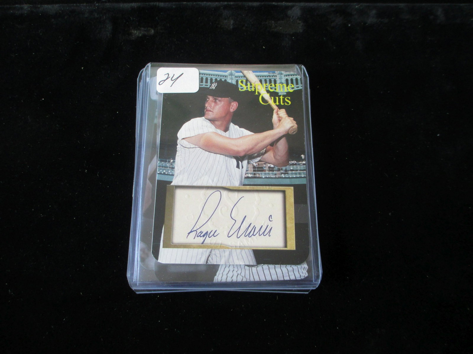 roger maris facsimile auto: new york yankees