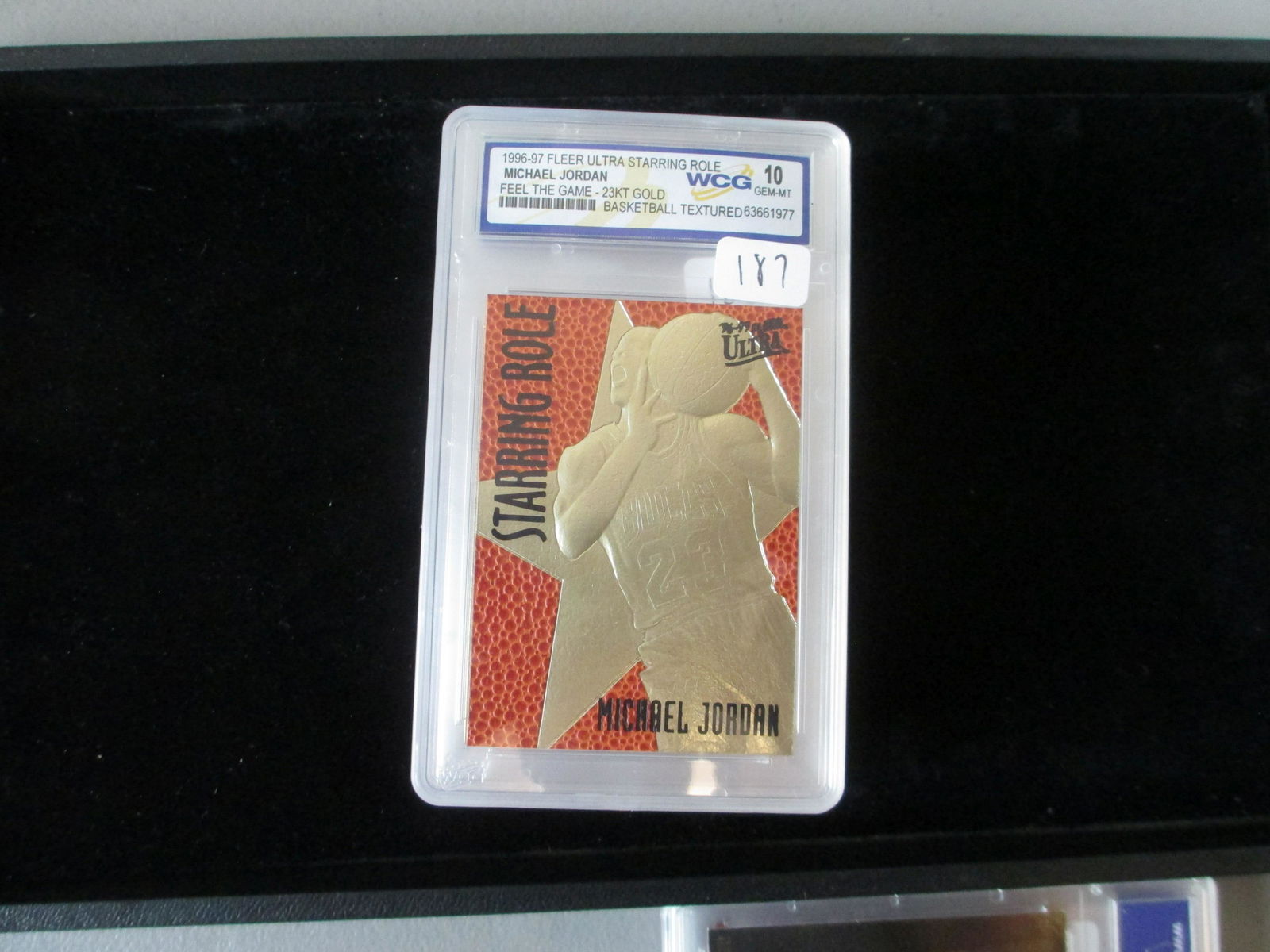 wcg graded mint 10 1996 23kt gold michael jordan (1 of 1)