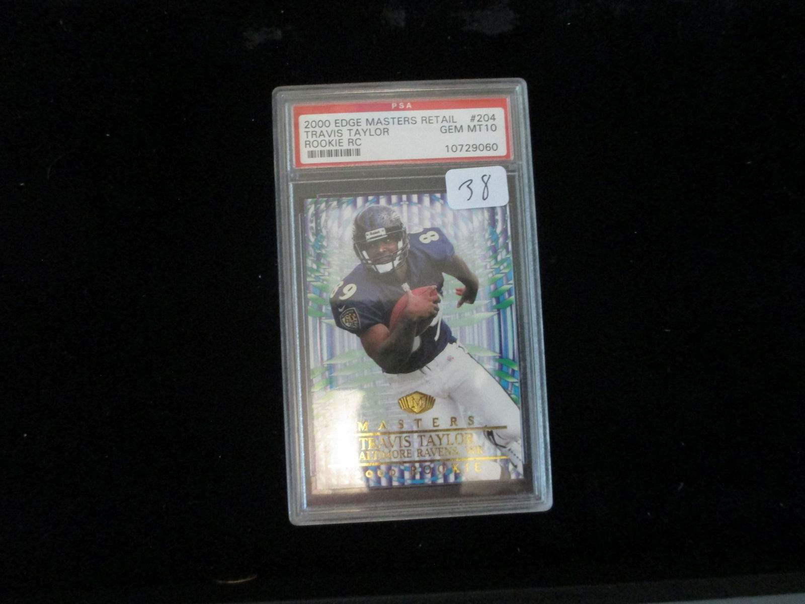 psa graded 2000 travis taylor rookie card mint 10 (1 of 1)