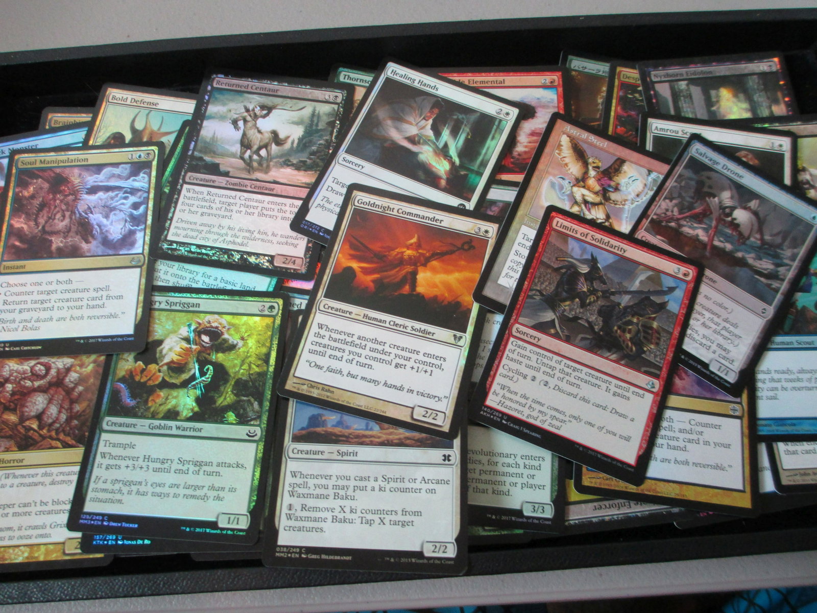 lot of 50 magic foil cards all foils: all foil lot