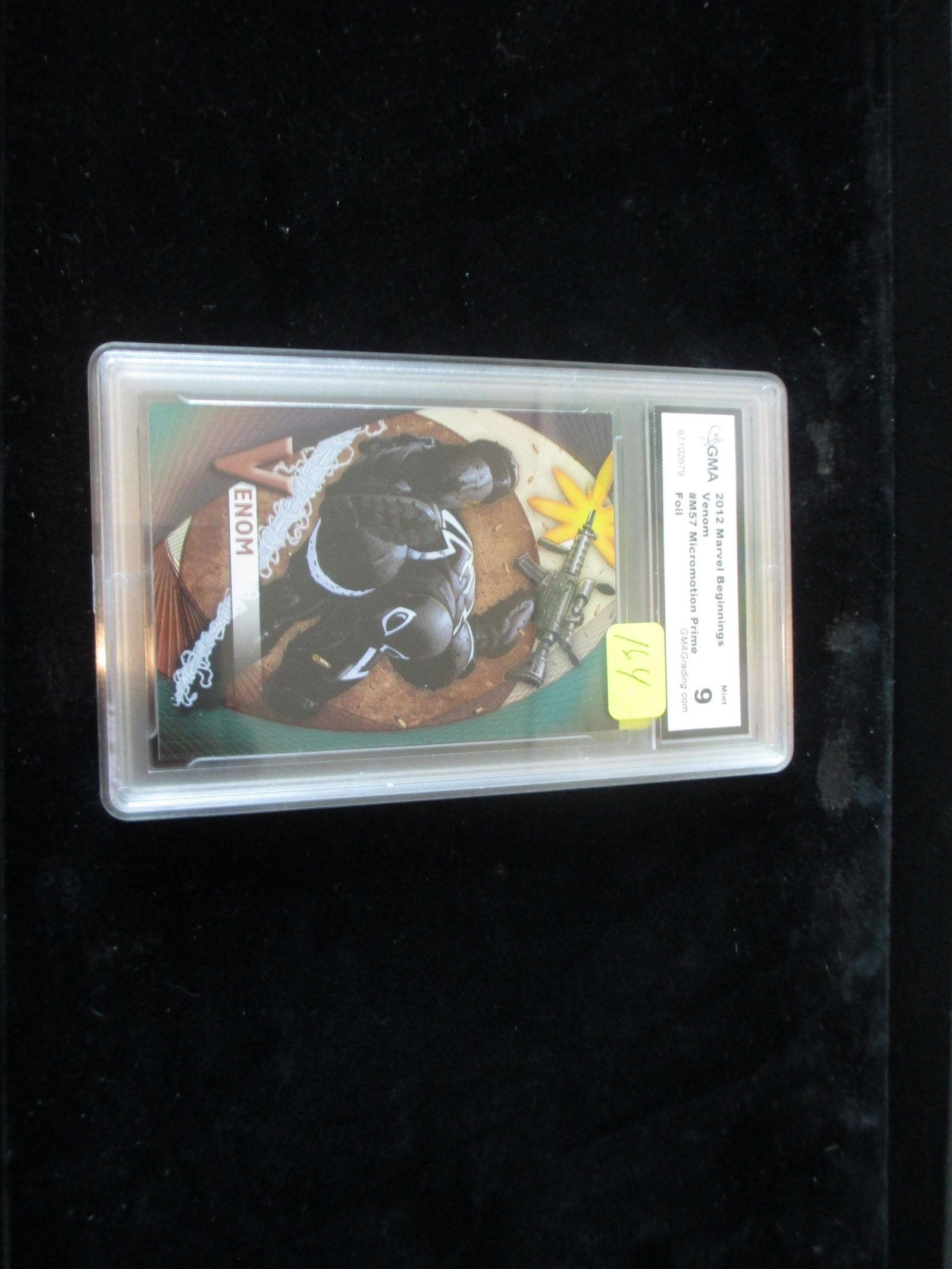 gma graded foil 2012 vemom mint 9: nice graded card