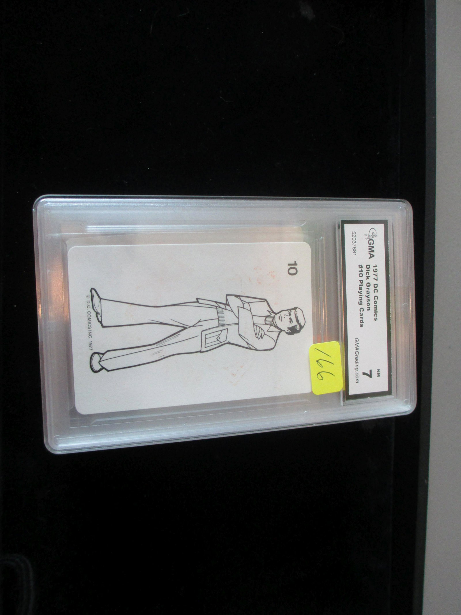 gma graded 1977 dick grayson mint 7: nice graded card