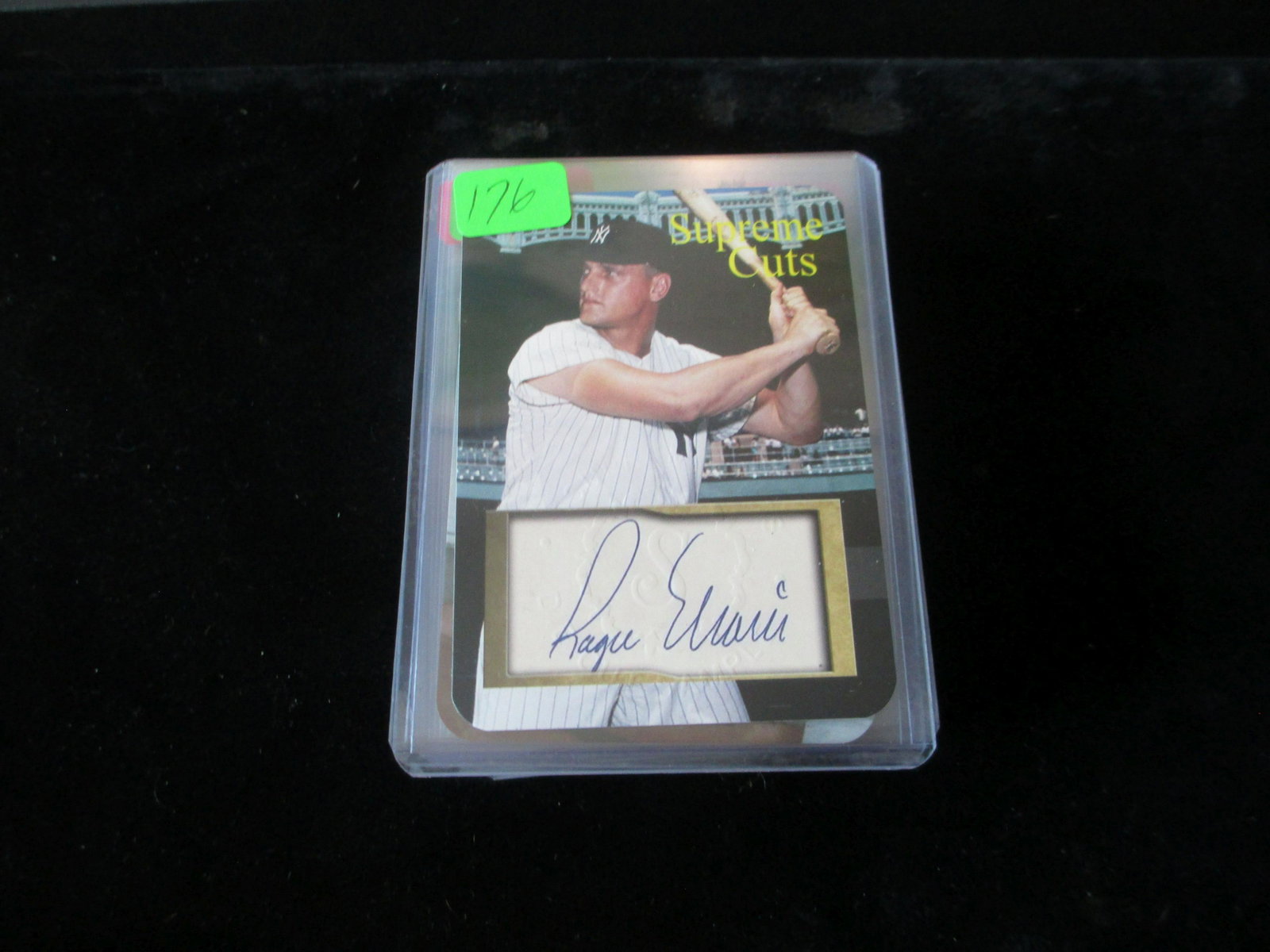 roger maris facsimile auto: new york yankees