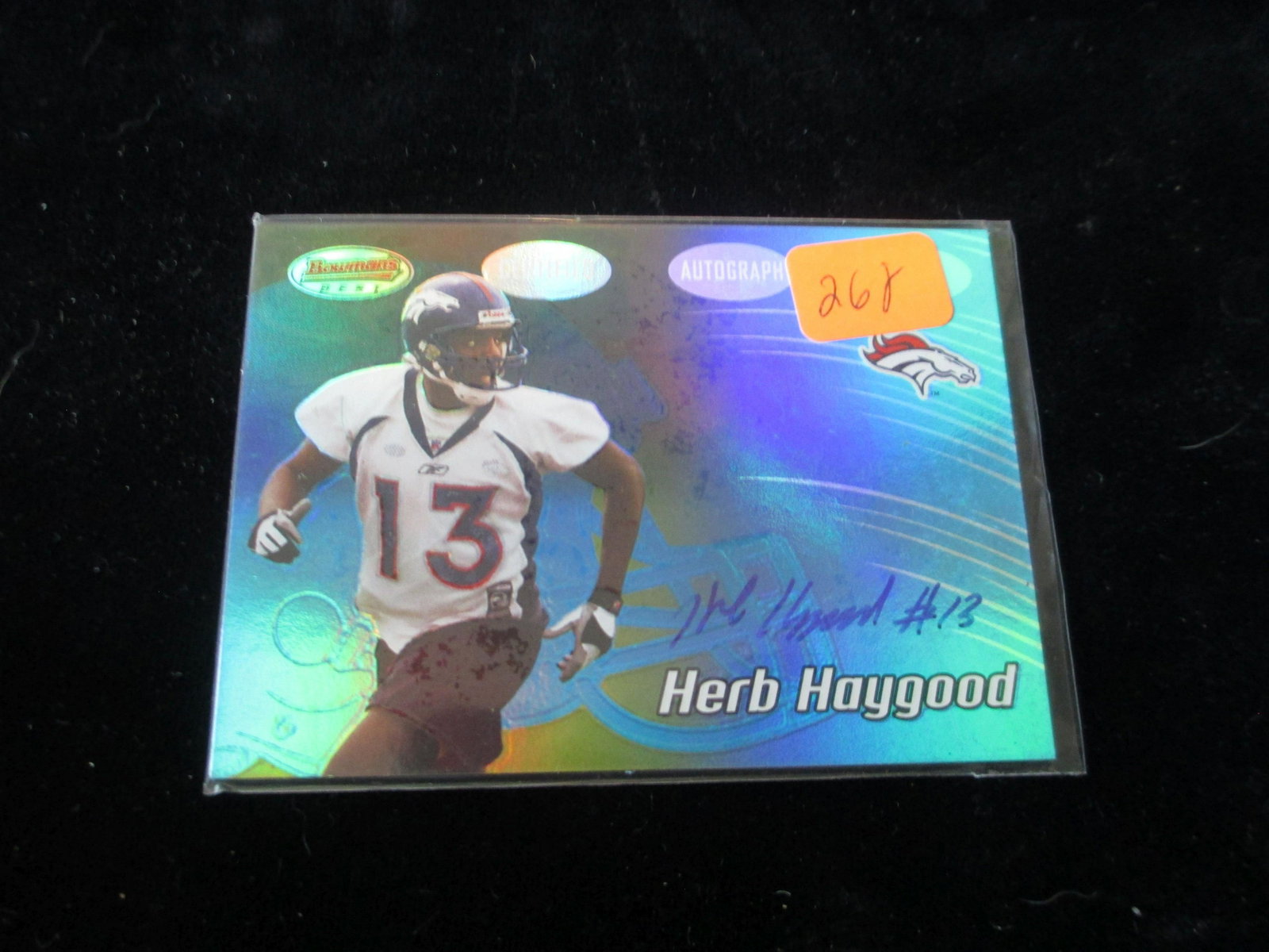 herb haygood signature card: broncos