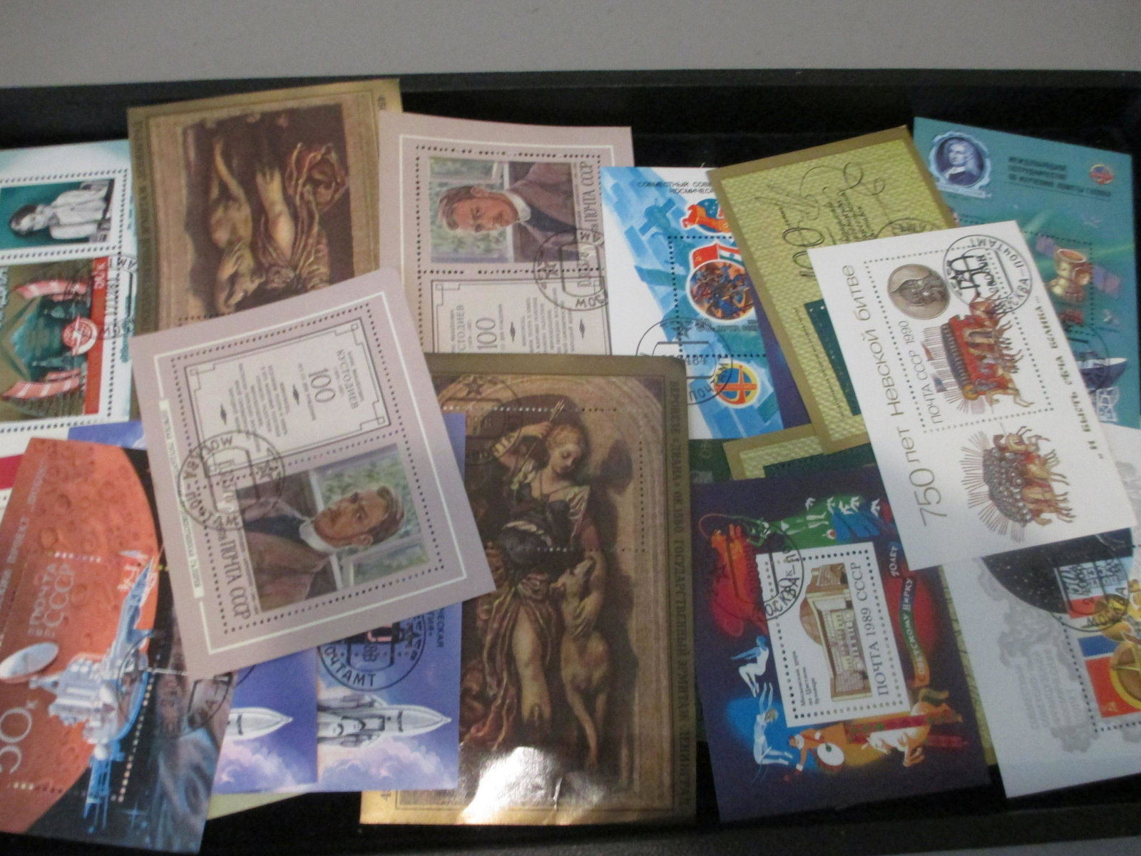lot of 20 soviet union souvinir sheets: rare find