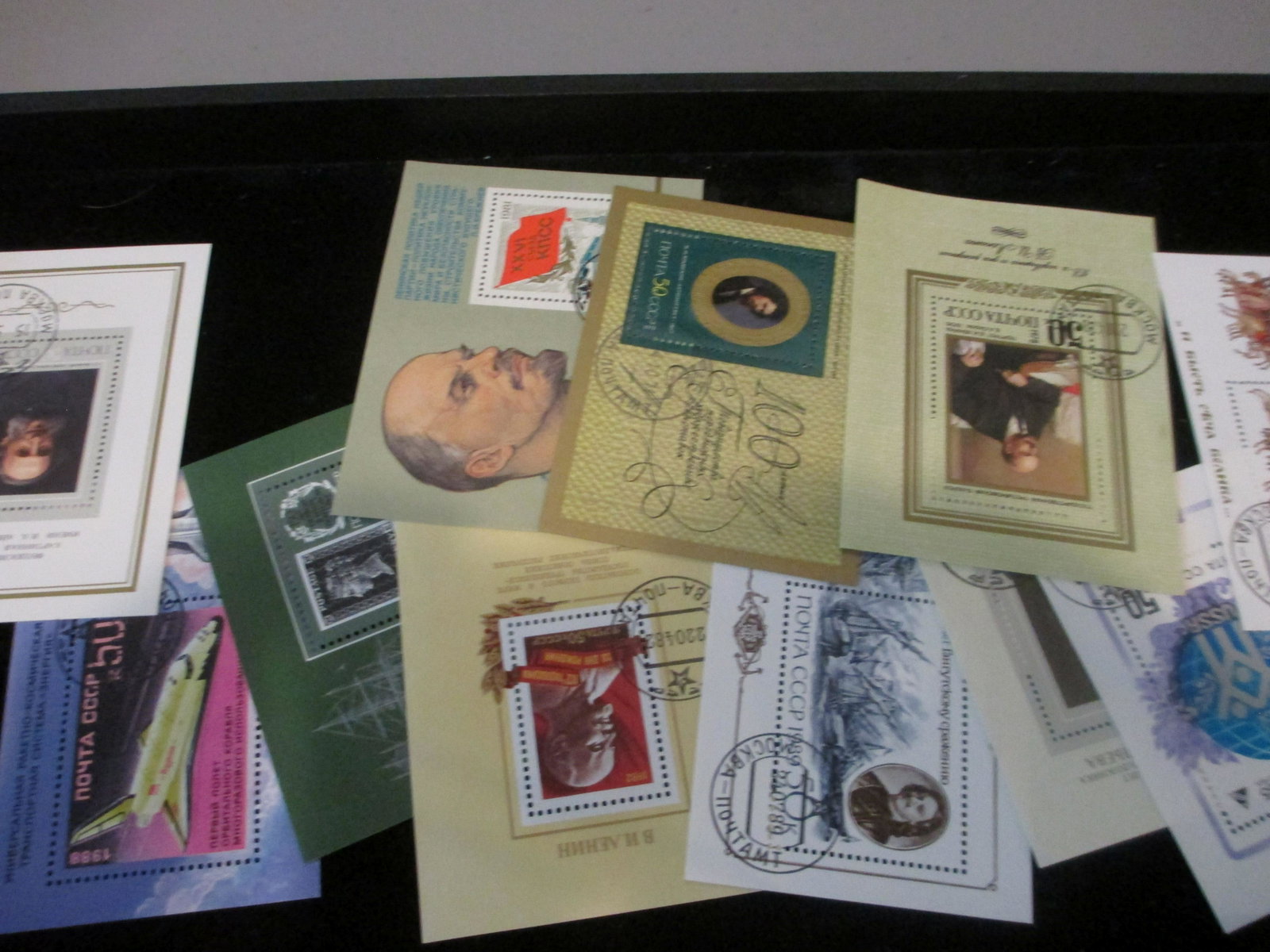 lot of 11 soviet union souvinir sheets: rare find