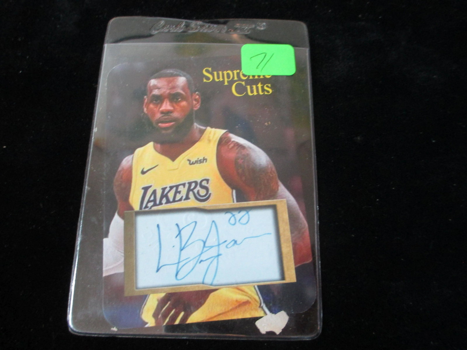 lebron james facsimile auto: lakers great