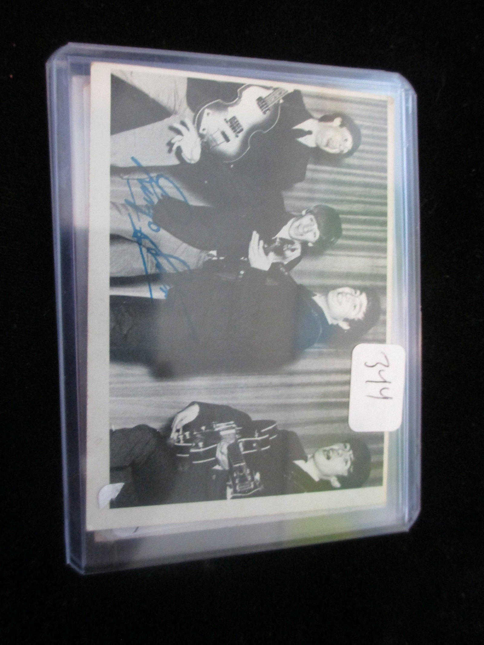 vintage 1964 ringo starr signed card no coa: vintage card lot