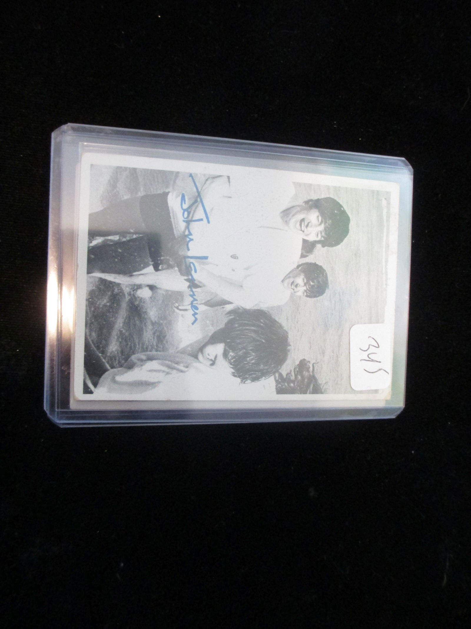 vintage 1964 john lennon signed card no coa: vintage card lot