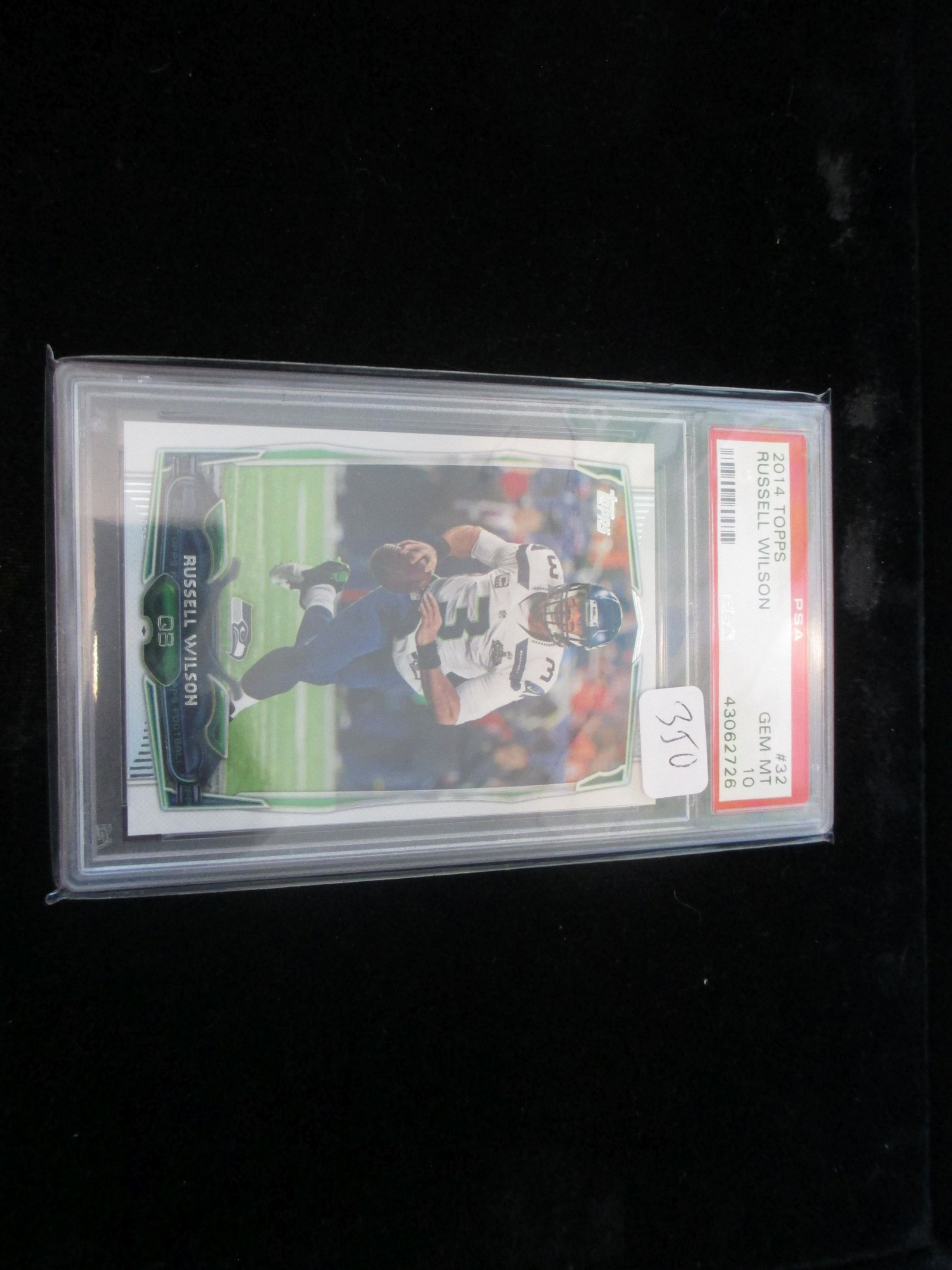 psa graded 2014 russell wilson mint 10: graded card lot