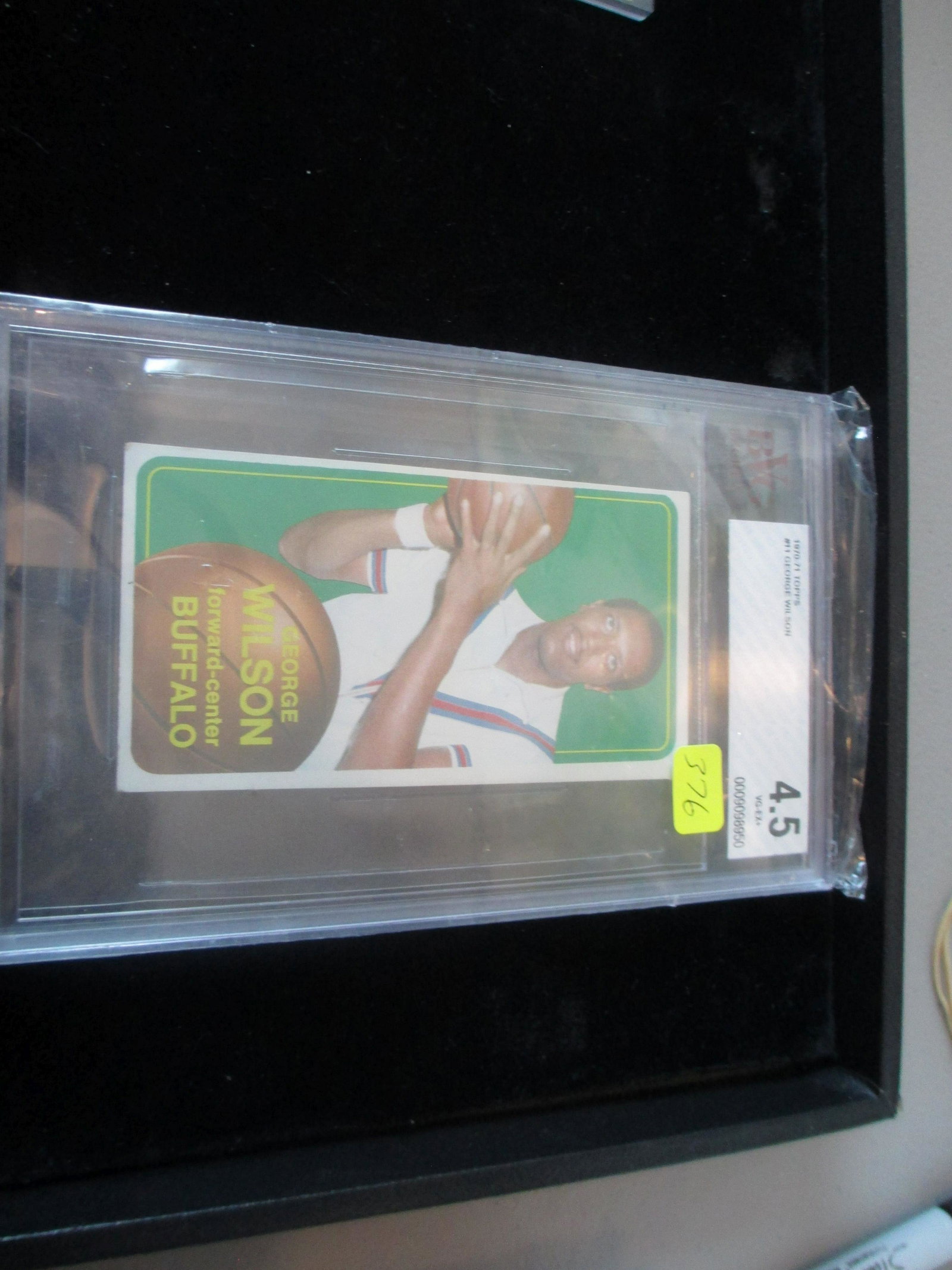 beckett graded 1970 george wilson mint 4.5: graded card lot