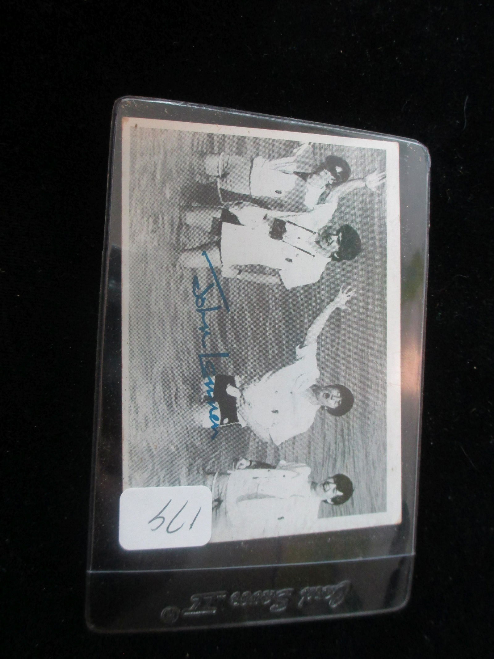 1964 signed john lennon card no coa (1 of 1)