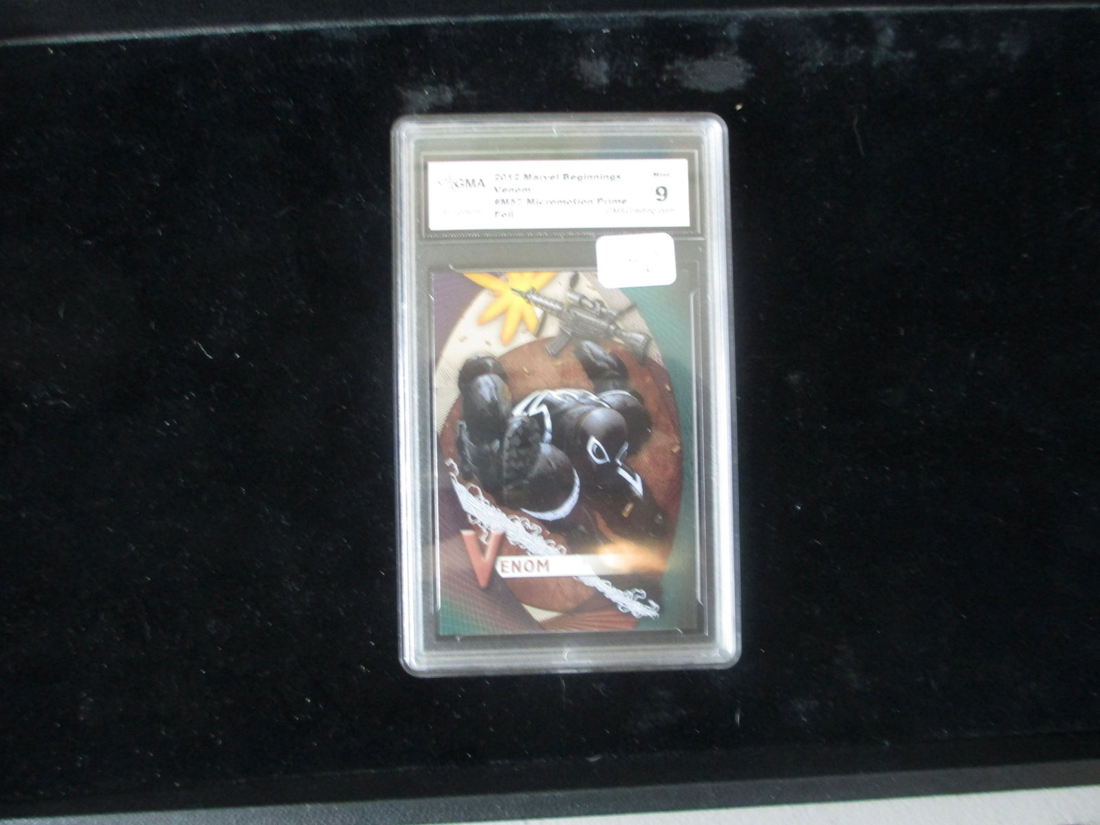 gma graded 2012 venom foil mint 9: graded card