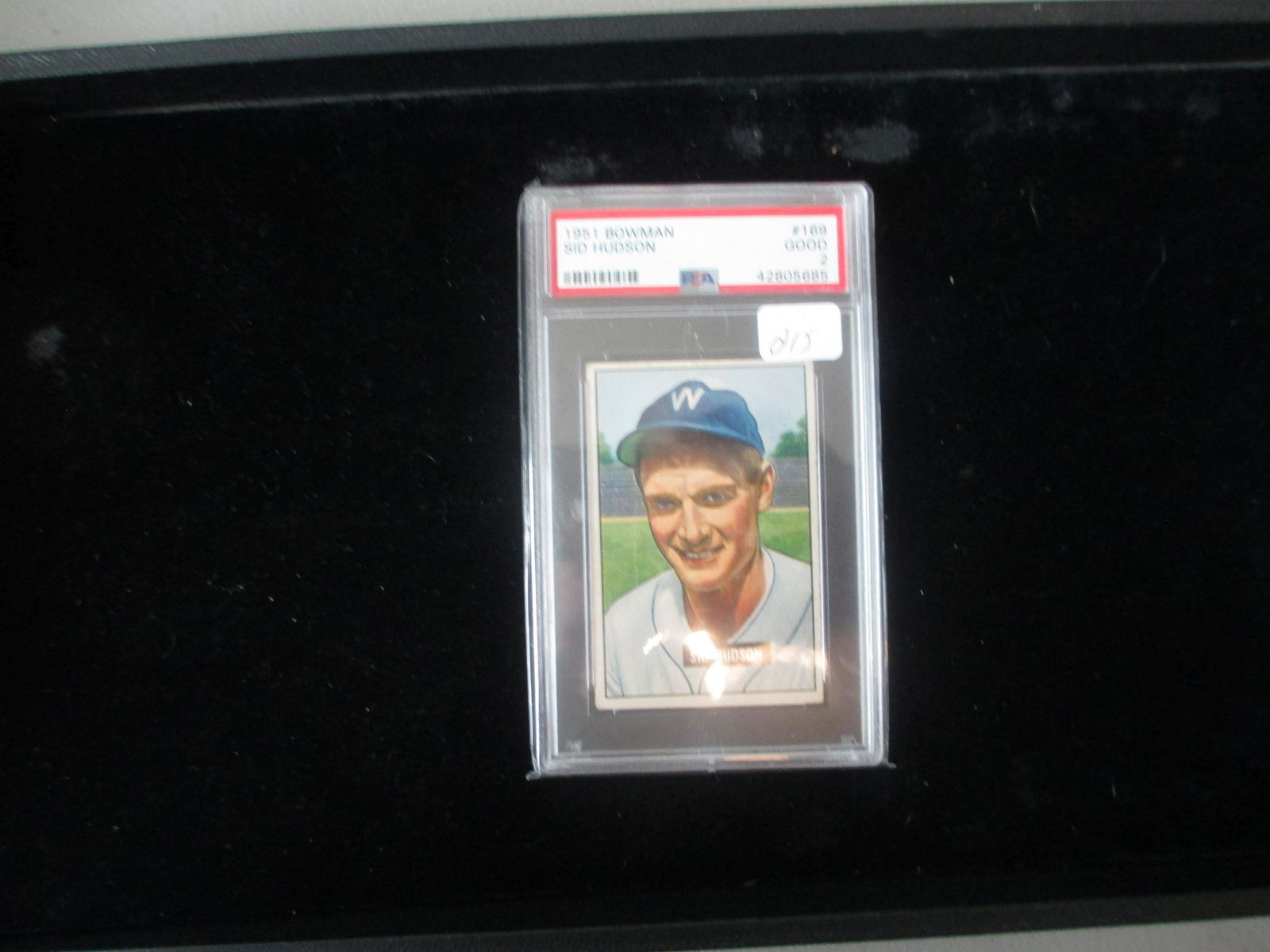 psa graded 1951 sid hudson mint 2 (1 of 1)